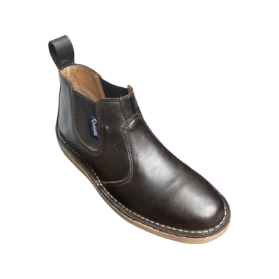 Photo of QUAYSIDE Men’s Leather Brown Boots Chelsea style