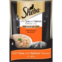 Sheba Wet Cat Food with Chicken Tuna in Gravy 70g