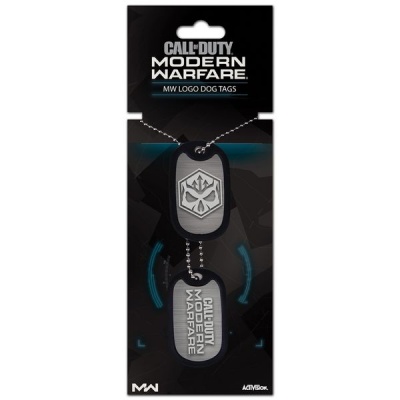 Photo of Call Of Duty Official Modern Warfare Set of "Skull & Logo" Dog Tags