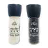 Royal Salt 6 Royal West Coast Sea Salt and 6 Black Peppercorn Grinders Photo