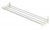 COLOMBO 100cm Painted Steel Sturdy Extending Wall Clothes Dryer - Soffietto Photo