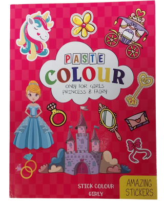 Colour Only For Girls Princess Fairy Colouring Book