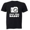 Just Like Daddy - Camera - Kids T-Shirt Photo