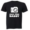 Just Like Daddy - Camera - Kids T-Shirt Photo