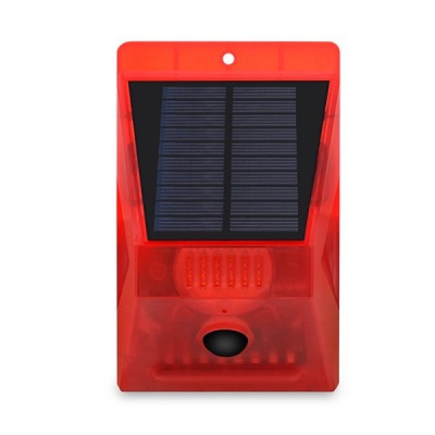 Photo of Fivestar Wireless Outdoor Security Alarm Solar Power Flashing Warning Light