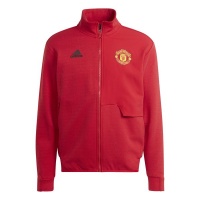 adidas Mens Manchester United Anthem Jacket Real Red