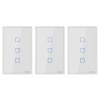 Sonoff Smart Light Switch White 3CH WiFi QiSystems Triple Pack Photo