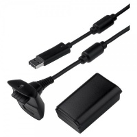 Xbox 360 Play Charge Kit Black