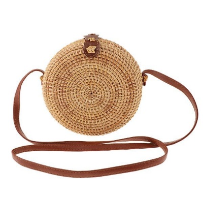 Photo of Big Brothers and Sisters Straw Bag Women Rattan hand Woven Shoulder bag