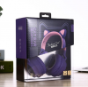 Cat Ear Wireless Headphones- Purple Photo