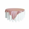 Rose Gold Satin Table Overlay Photo