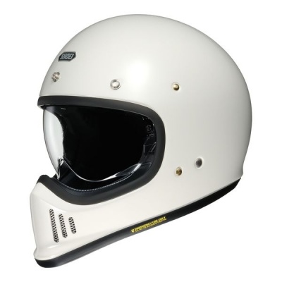Photo of SHOEI Ex Zero Dual Road Helmet Full Face Off White - Medium
