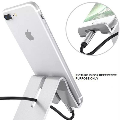 Photo of JB LUXX Desktop Stand For Mobile Phones Tablets iPad - Silver