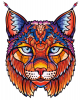 Puzzle Wooden Lynx-A3 - 172 pieces Photo