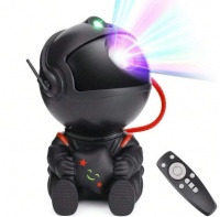 Astronaut Galaxy Projector LED Night Light with Remote Control Black