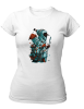 PepperSt Ladies White T-Shirt - Contrast Traveler Photo