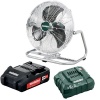 Metabo - Cordless Fan - AV 18 - Including Battery & Charger Photo