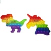 Umlozi Fidget Pad - Sensory Bubble Pop Toy - Unicorn & Dinosaur 15 Cm x 15 Cm Photo