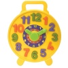 FUNTIME Teach Time Puzzle Clock With Learning Letters Photo