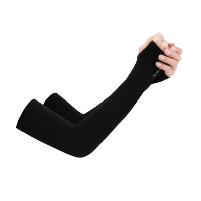 BUFFTEE Arm Sleeves Compression Sleeves Cool Warm Sleeves Black