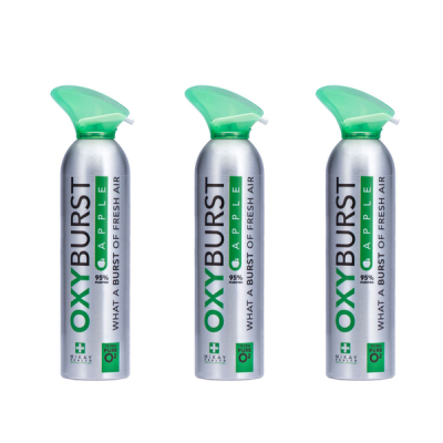 Photo of Oxyburst Pure Natural Apple Flavoured Oxygen 12L x 3