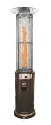 Photo of Alva Circular Patio Heater with Glass Tube - Tall
