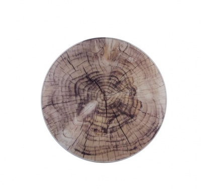 Home Classix Glass Cutting Board Round Enchanted Woods 25cm