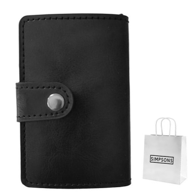 Black Multi Card Flick Pop Up Wallet and Simpsons Gift Bag