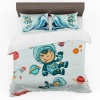 Print with Passion Kiddies Galaxy Astronaut Duvet Cover Set Photo