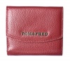 Tom & Fred London® Celtic Genuine Leather Pebble Purse: Sultry Red Photo