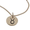 Taurus Star Sign 10mm Rose Gold Necklace Photo