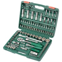 Socket Spanner Set with Ratchet Tool Set 108 Pieces Case