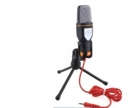 Professional Desktop Condenser Microphone Kit with Tripod Stand 35mm Cable