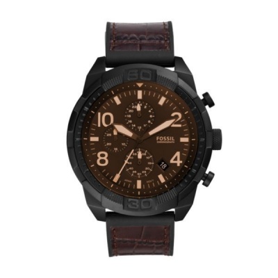 Photo of Fossil Bronson Brown Leather Watch - FS5713
