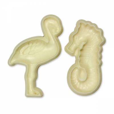 Photo of 2 Pieces of Pop It Cutter Set Flamingo & Seahorse