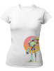 PepperSt Ladies White T-Shirt - Forrest Bot Photo