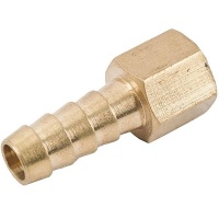 Aircraft Hose Tail Connector Brass 14F x 12mm 2 Pack