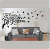 Tree With Flying Birds Photo