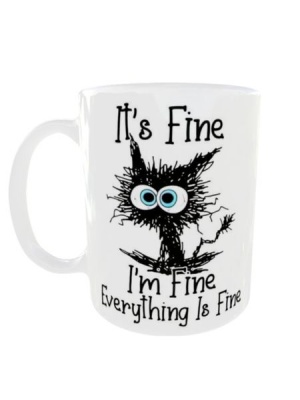 Its Fine Printed Coffee Mug