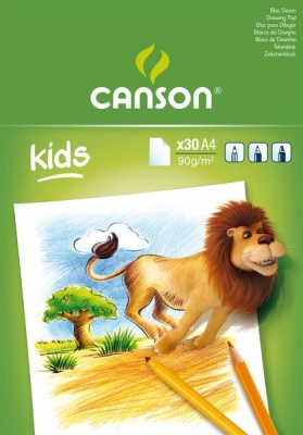 Photo of Canson Kids Pad White Drawing 30s A4 90g