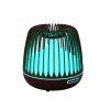 500ML Wood Grain 7 Color Changing Aroma Diffuser Air Humidifier-Dark Wood Photo