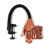 Flexible Movable Nail Training Practice Hand & 100 Nail Practice Tips Photo