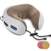 Stonebaby Portable U Shaped Massage Pillow Beige