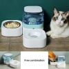Mix Box Large Capacity Pet Cats Dogs Food Bowl & Automatic Water Feeder Photo