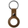 SwitchEasy Wrap Leather Keyring Holder For Apple AirTag - Brown Photo
