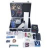 Professional Complete Double Gun Tattoo Kit with Lockable Aluminum Case Photo