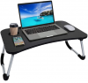 JD Accessoriez Smart Multifunctional Portable with Tablet and Cup Holder - Brown Photo