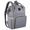 MLTK Designs Multi-function Baby Travel Backpack with Large Storage - Grey Photo
