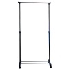Single Pole Telescopic Clothes Rack / Portable/ Adjustable Photo