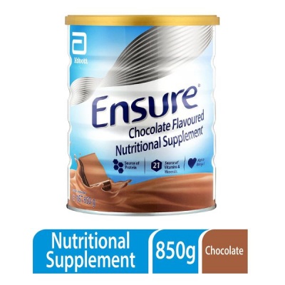 Photo of Abbott Ensure Nutritional Supplement Chocolate 850g
